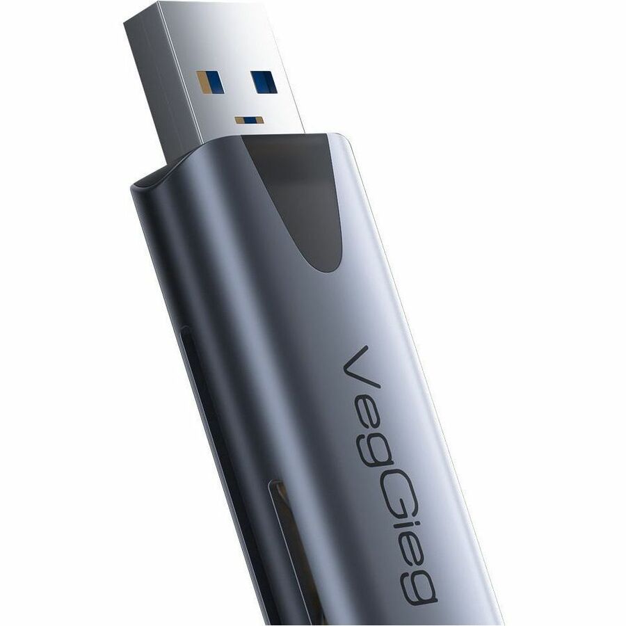 VegGieg V-C307 SD Card Reader, Dual Connector USB 3.0/USB C Memory Reader Adapter - Supports TF, Micro SD, Compatible with MacBook Pro, Air, iPad Galaxy S21 etc.