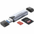 VegGieg V-C307 SD Card Reader, Dual Connector USB 3.0/USB C Memory Reader Adapter - Supports TF, Micro SD, Compatible with MacBook Pro, Air, iPad Galaxy S21 etc. | SKU VG-VK33