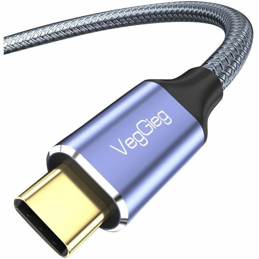 VegGieg V-Z625 6.6FT/2M USB C to HDMI Cable 4K, Anti-Interference Gold-Plated Plugs, Aluminum Type-C to HDMI Cord - Thunderbolt 3 and 4 Compatible for iPhone 15 Series, MacBook, iMac, iPad Pro, Galaxy, Surface, Dell, HP | SKU VG-VZ23