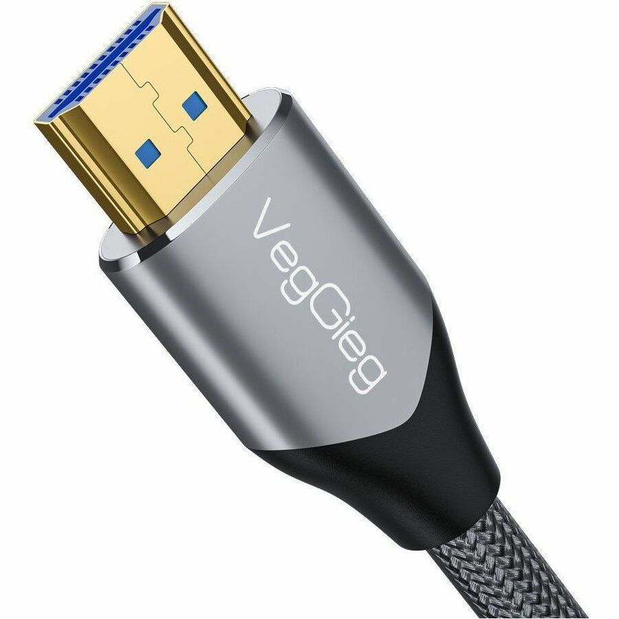 VegGieg V-H403 8K HDMI Cable 48Gbps 6.6FT/2M, Braided Cord-4K@120Hz 8K@60Hz, DTS:X, HDCP 2.2 & 2.3, HDR 10 Compatible with TV/PS5/HDTV/Blu-ray | SKU VG-VH41