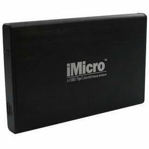 iMicro IM-U23C Drive Enclosure Serial ATA - USB 3.1 Type C Host Interface External - Black | SKU IM-U23C