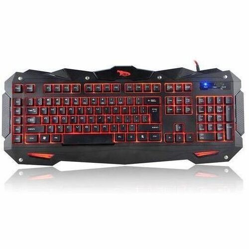 iMicro Cobra IM-KBCOBV8 110-Key Wired USB LED Backlit Gaming Keyboard (Black) | SKU IM-KBCOBV8