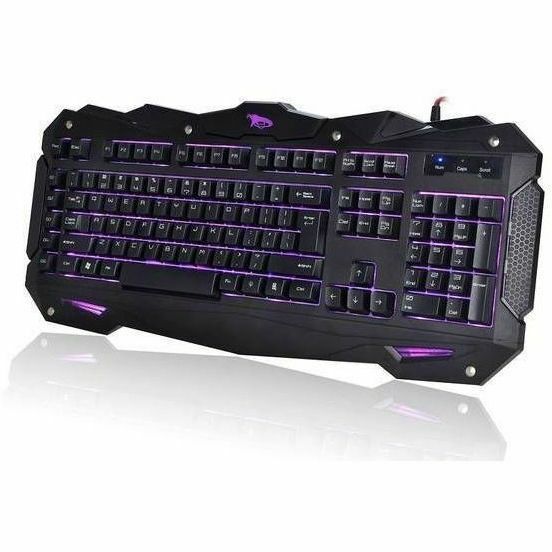 iMicro Cobra IM-KBCOBV8 110-Key Wired USB LED Backlit Gaming Keyboard (Black) | SKU IM-KBCOBV8