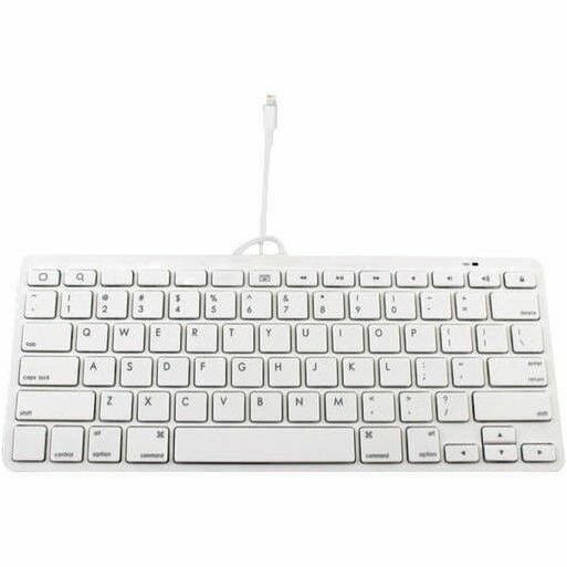 iMicro YBK-S0808 MFI Certified 8-PIN APPLE Keyboard for IPHONE and IPAD (White) | SKU YBK-S0808