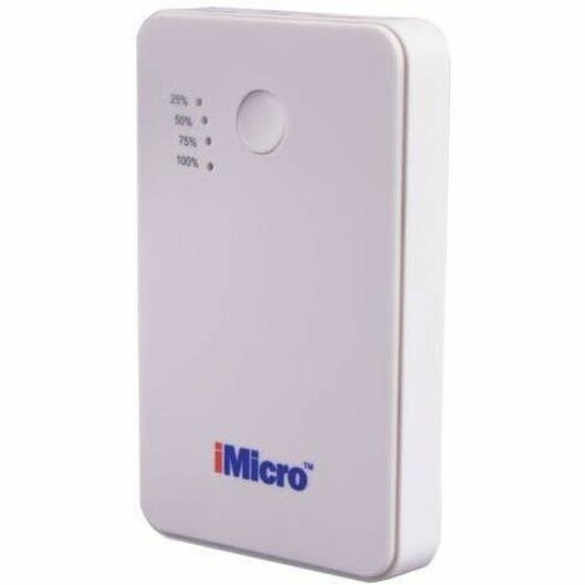 iMicro PB-IM5000W 5000mAh Lithium Polymer Battery Power Bank (White)