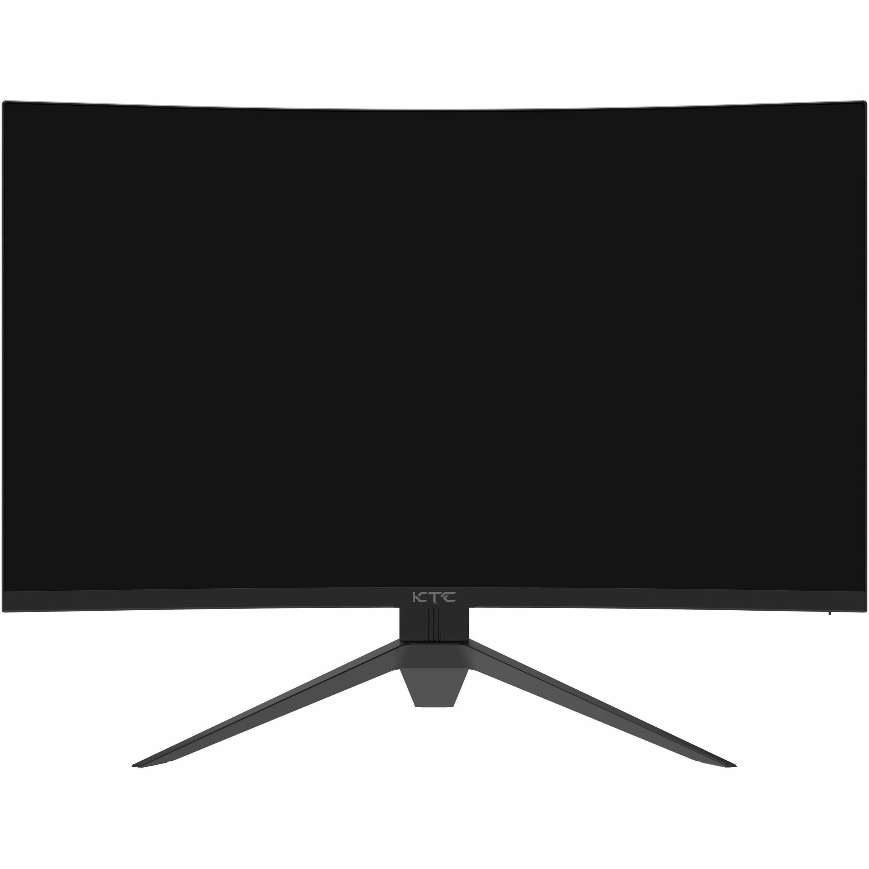 KTC H27S17 27" Class WQHD Curved Screen Gaming LED Monitor - 16:9 - Black, Platinum Silver | SKU KTC-H27S17