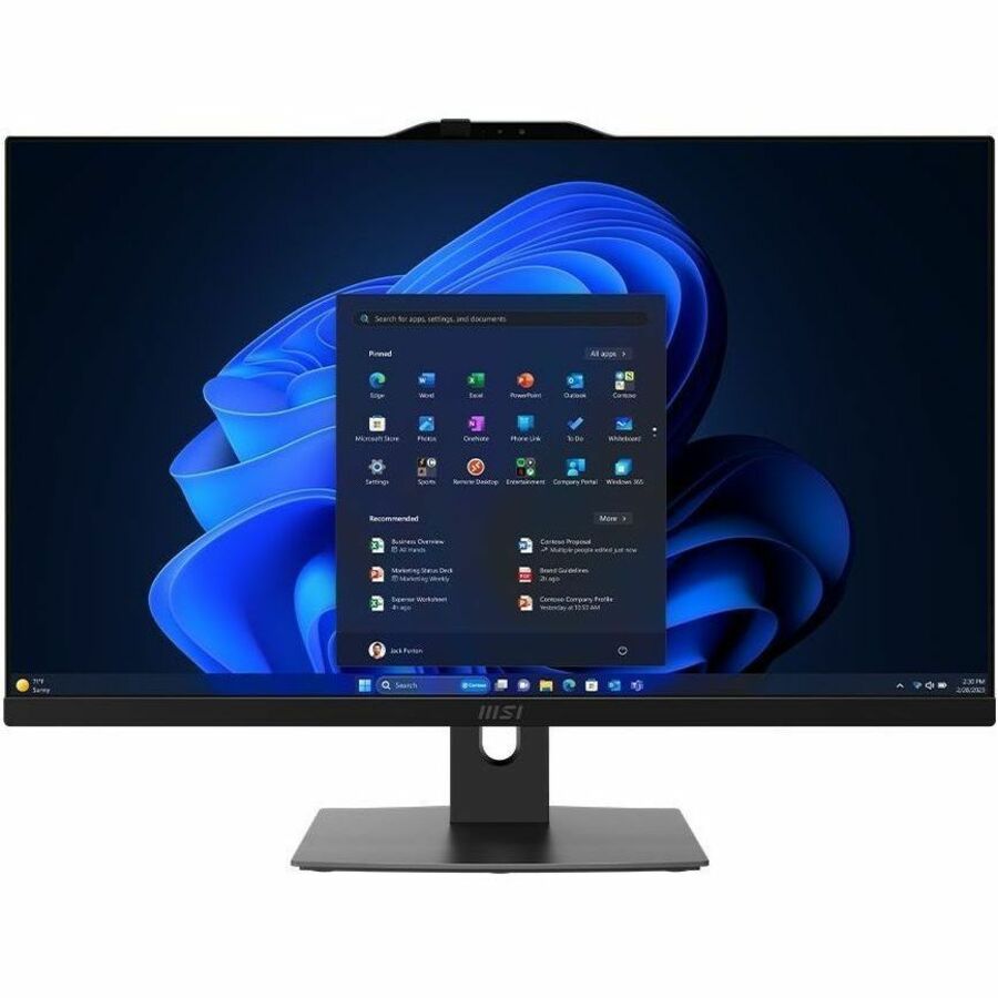 MSI Modern AM272P 1M-822US All-in-One Computer - Intel Core 5 120U - 16 GB - 1 TB PCI Express NVMe SSD - 27" IPS Full HD Display - Desktop - Black - W11 - 1Y Warranty