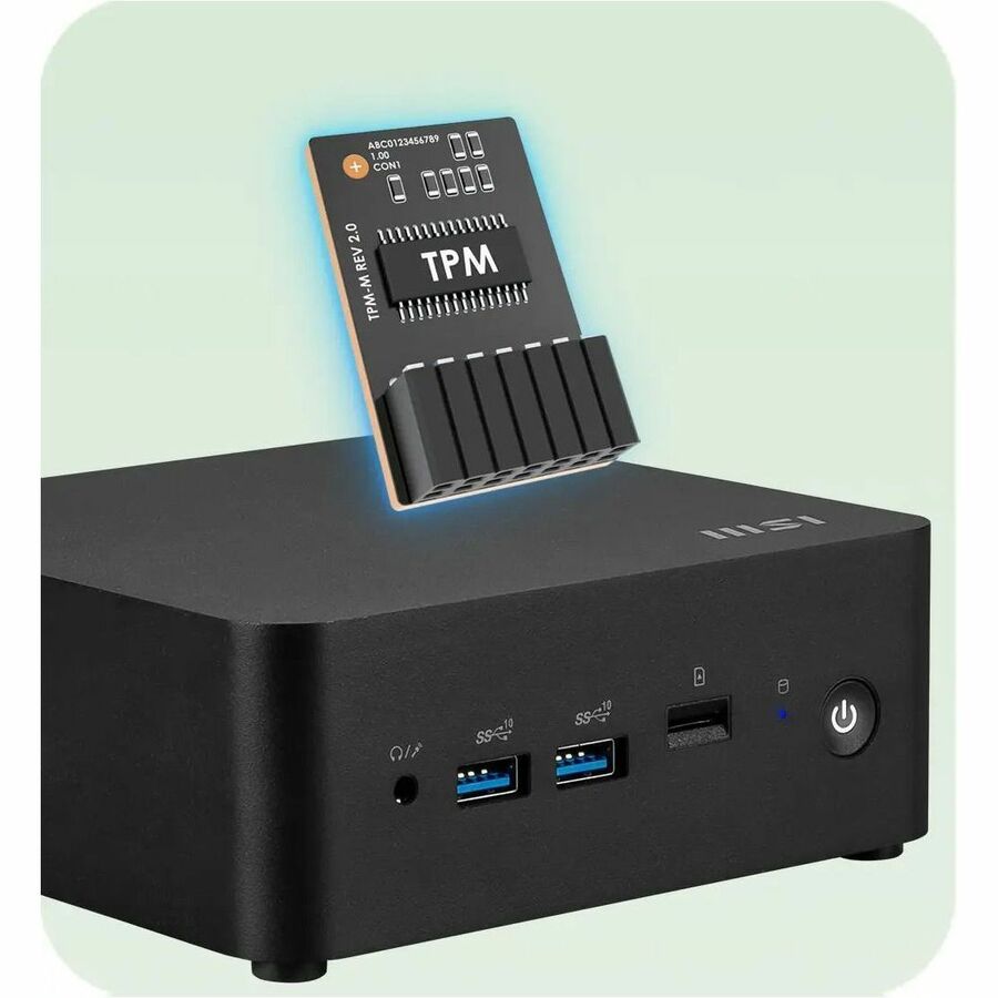 MSI Cubi NUC 010BUS Mini PC Barebone, Intel Core 5-120U, Non-OS, 3Y Advanced Replacement | SKU MSI-CU010B