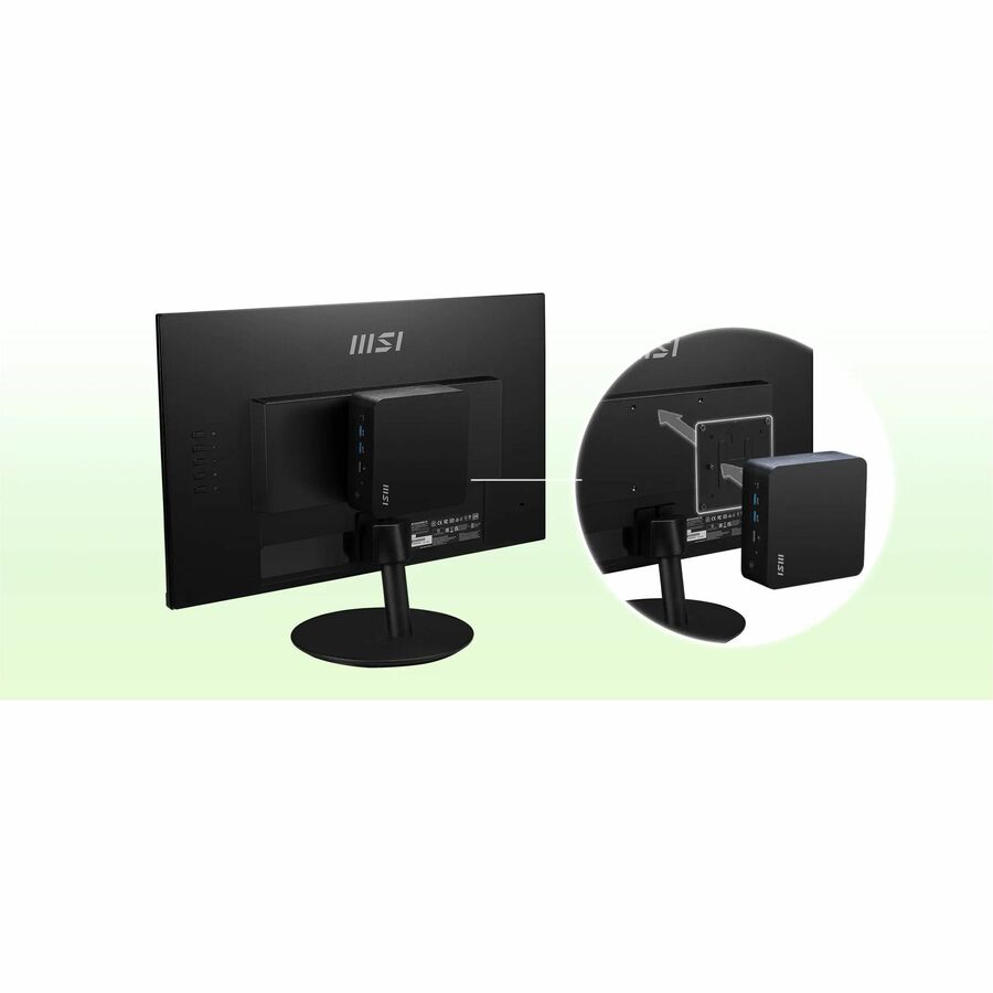 MSI Cubi NUC 010BUS Mini PC Barebone, Intel Core 5-120U, Non-OS, 3Y Advanced Replacement | SKU MSI-CU010B