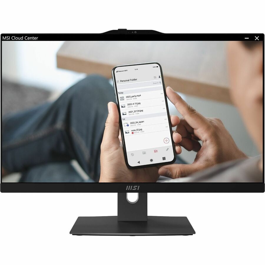 MSI Modern AM242TP 1M-1096US All-in-One Computer - Intel Core 5 120U - 16 GB - 1 TB SSD - 23.8" Full HD IPS Touchscreen - Desktop - Black - W11 - 1Y Warranty | SKU MSI-AM2426