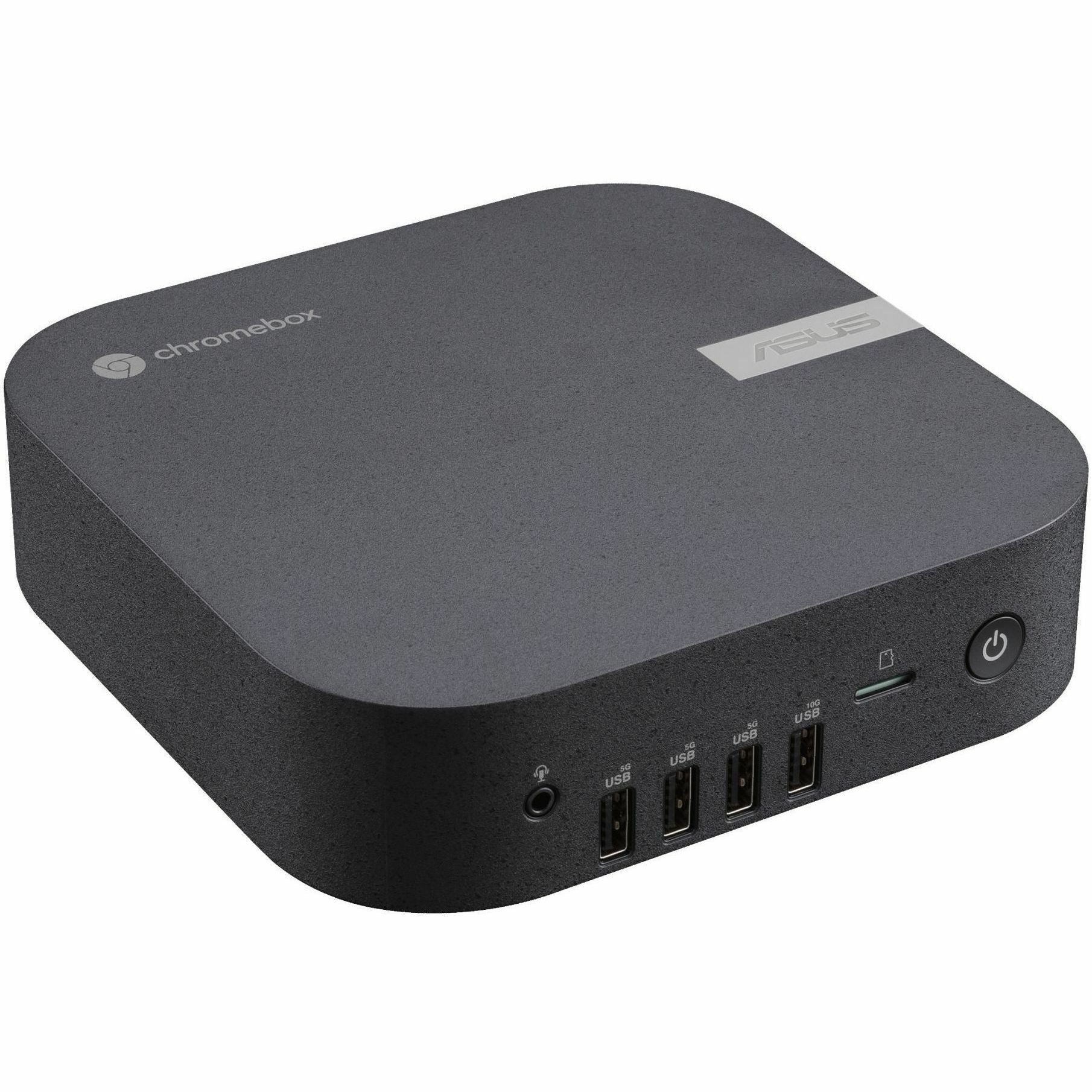 Asus Chromebox 5a CHROMEBOX5A-S7162UN Chromebox - Intel Core i7 13th Gen i7-1355U - 16 GB - 256 GB SSD - Mini PC - Eco Black | SKU AS-CHB562N