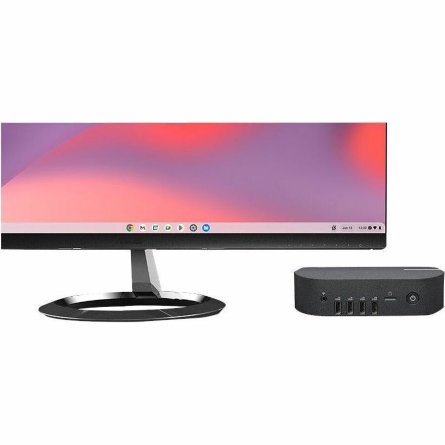 Asus Chromebox 5a Chromebox - Intel Core i5 13th Gen i5-1335U - 8 GB - 128 GB SSD - Mini PC - Eco Black | SKU AS-CHB581N