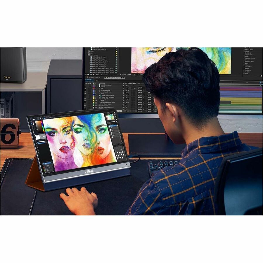 Asus ZenScreen MQ16AHE 16" Class Full HD OLED Monitor - 16:9 | SKU AS-MQ16AHE