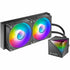 AZZA CUBE 240 LCAZ-240P-ARGB CUBE Cooling Fan/Radiator/Water Block/Pump | SKU FAN-CUBE24