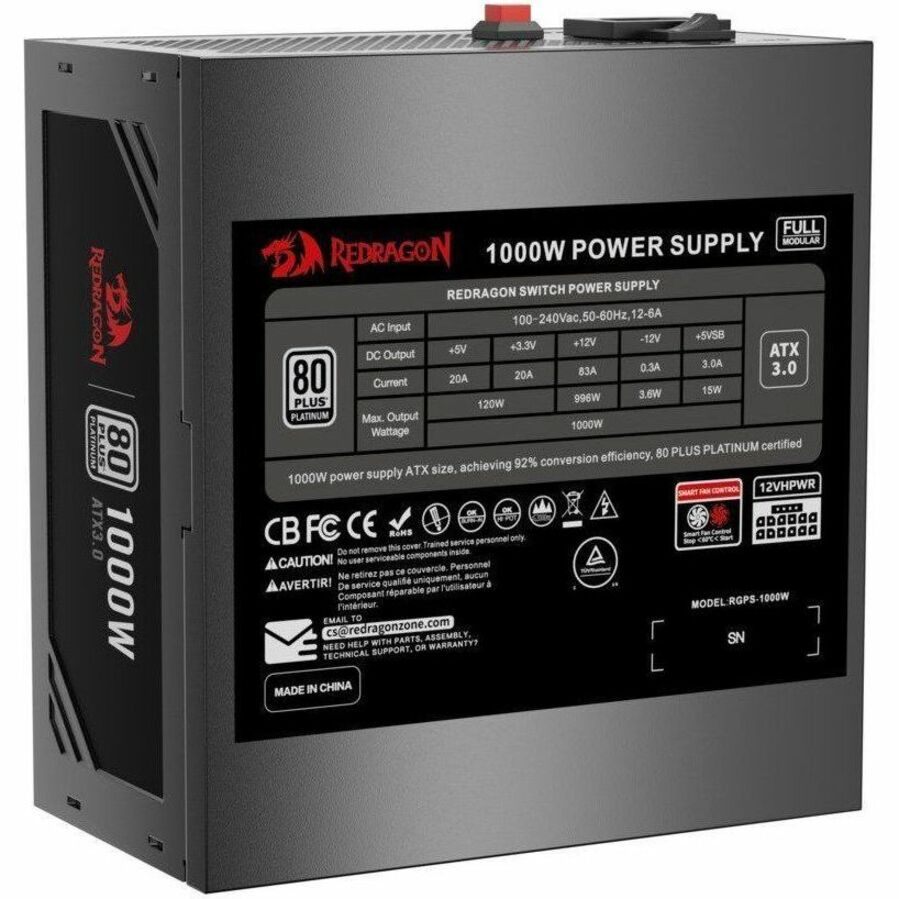 Redragon 1000W Power Supply | SKU PS-1000W