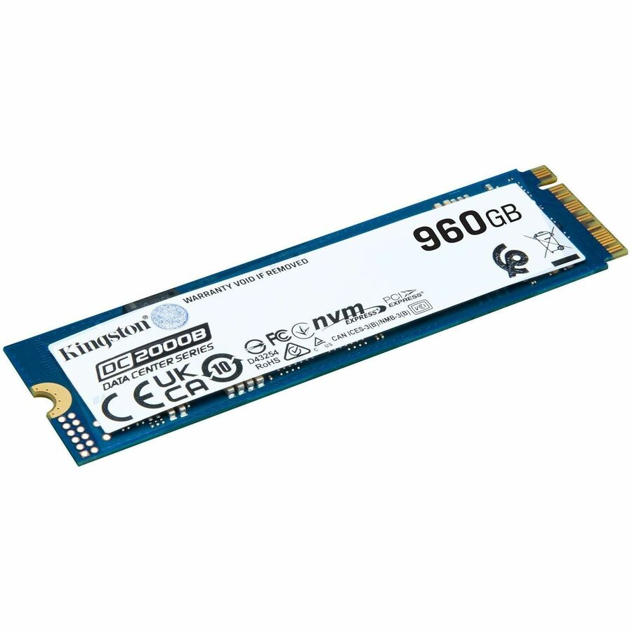 Kingston DC2000B 960 GB Solid State Drive - M.2 2280 Internal - PCI Express NVMe (PCI Express NVMe 4.0 x4) | SKU SEDC2M/960