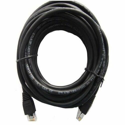 iMicro UTP-4P5E-25BLK 25ft CAT5e Cable (Black) | SKU ST-C5/25BK