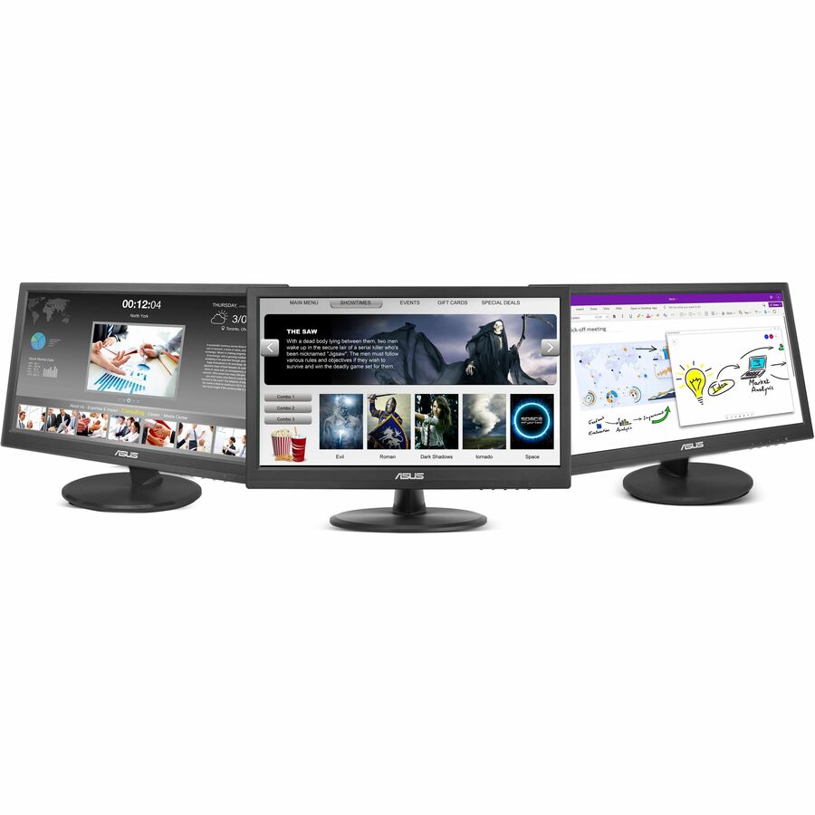 Asus VT169HE 16" Class LED Touchscreen Monitor - 16:9 - 5 ms | SKU AS-VT169HE