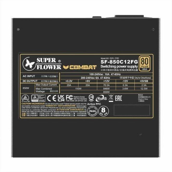 GUNMANSA Super Flower COMBAT SF-850C12FG 850W Power Supply