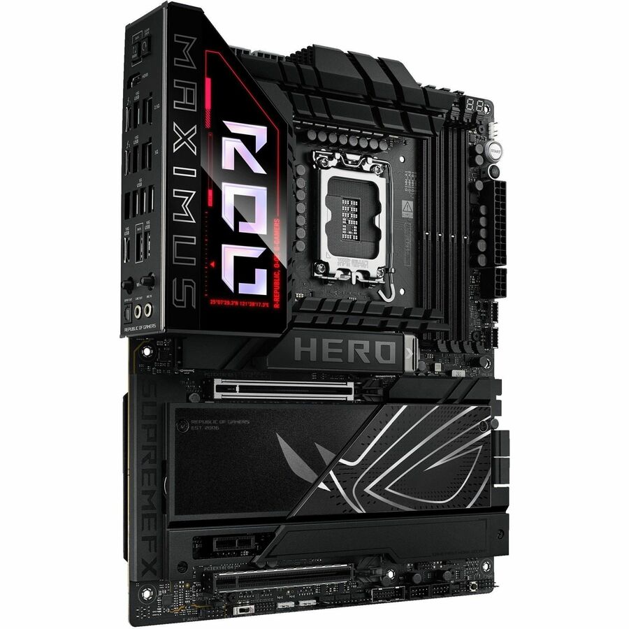 Asus ROG MAXIMUS Z890 HERO Gaming Desktop Motherboard - Intel Z890 Chipset - Socket LGA-1851 - ATX | SKU MB-MAZ89HE