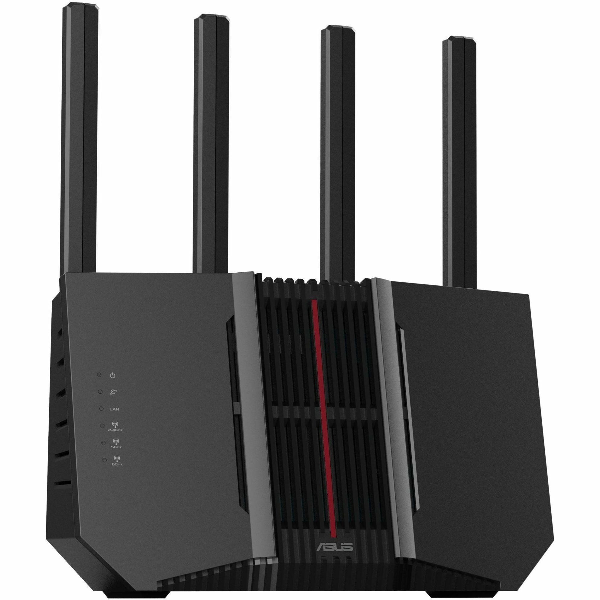 Asus RT-BE92U Wi-Fi 7 IEEE 802.11 a/b/g/n/ac/ax/be Ethernet Wireless Router | SKU AS-RTBE92U