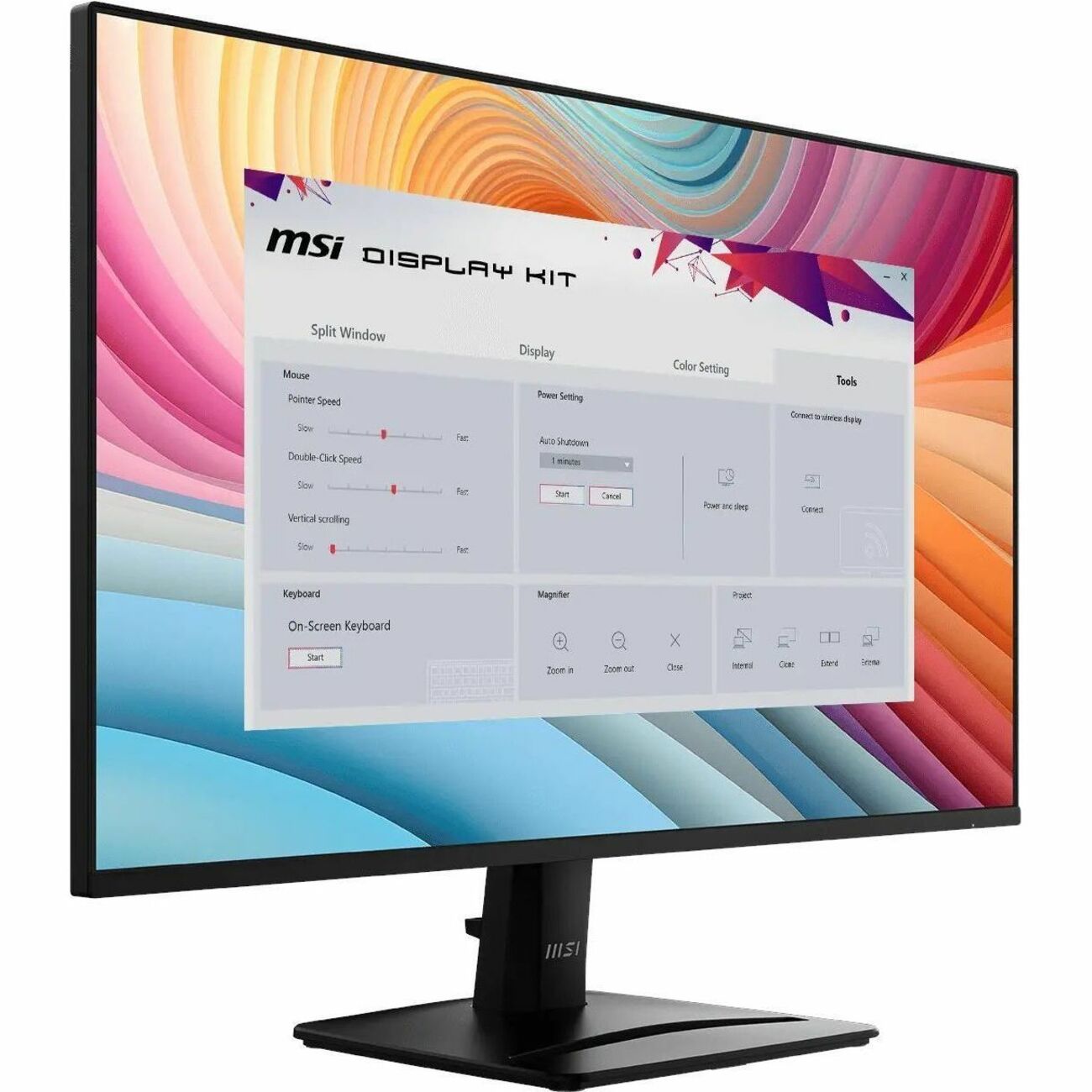 MSI PRO MP275 E2 - PROMP275E2 - Business Productivity Monitor - 27" IPS FHD 120Hz Adaptive-Sync Display - HDMI - DisplayPort | SKU MSI-P275E2