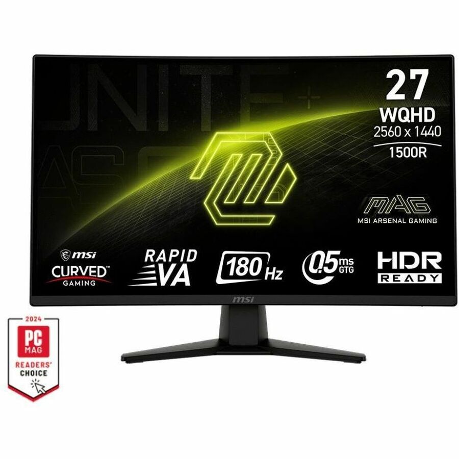 MSI MAG 274CQF 27 inch Curved 2K resolution Gaming Display monitor 180Hz | SKU MSI-M27CQF