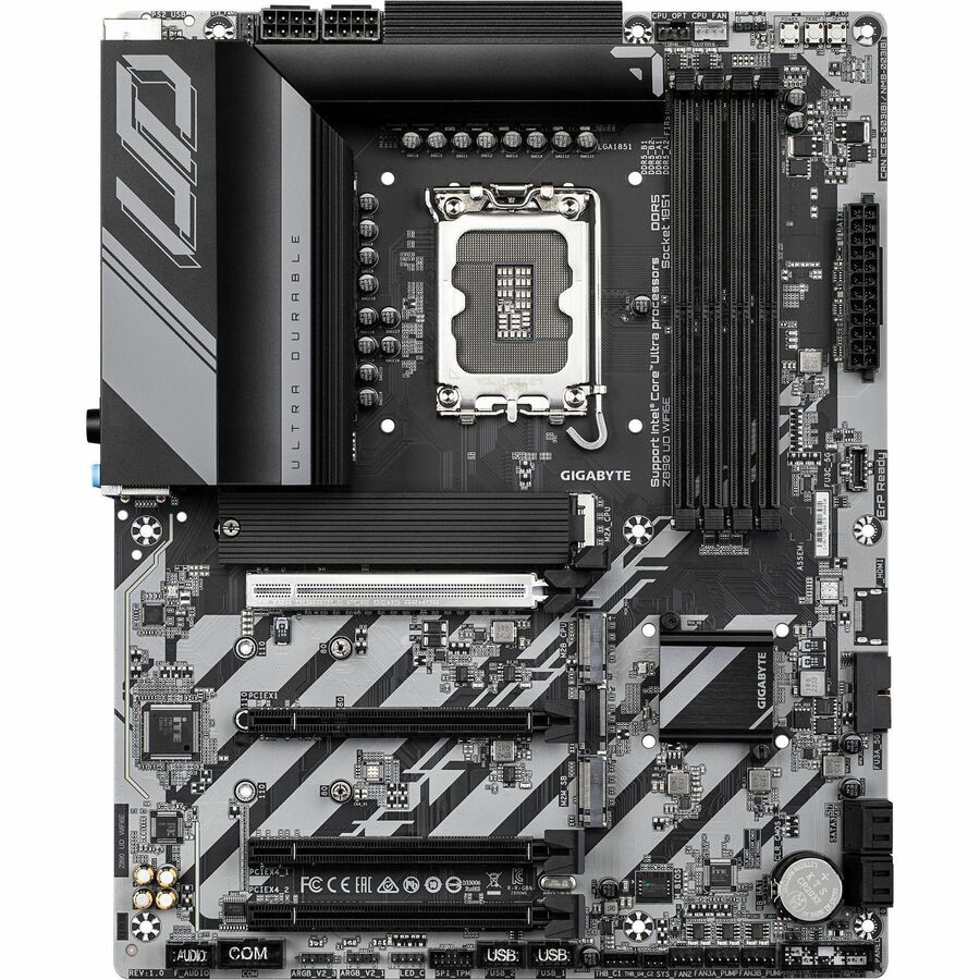 GIGABYTE Ultra Durable Z890 UD WIFI6E Gaming Desktop Motherboard - Intel Z890 Chipset - Socket LGA-1851 - ATX | SKU MB-Z89UW6E