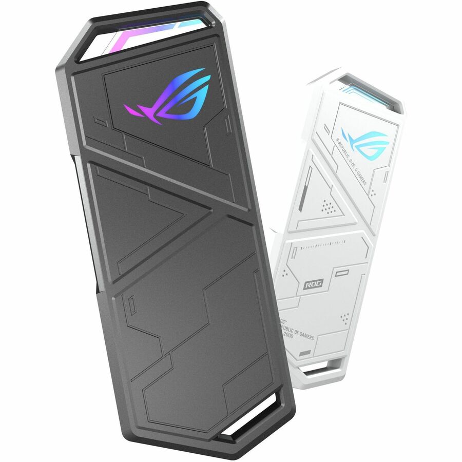 Asus ROG Strix Arion ESD-S1C/WHT/G/AS// Drive Enclosure PCI Express NVMe, M.2 - USB 3.2 (Gen 2) Type C Host Interface External - Moonlight White | SKU ESD-S1CWHT
