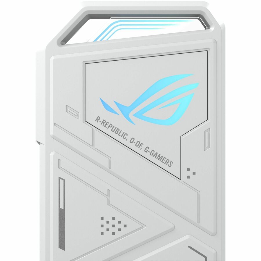 Asus ROG Strix Arion ESD-S1C/WHT/G/AS// Drive Enclosure PCI Express NVMe, M.2 - USB 3.2 (Gen 2) Type C Host Interface External - Moonlight White | SKU ESD-S1CWHT
