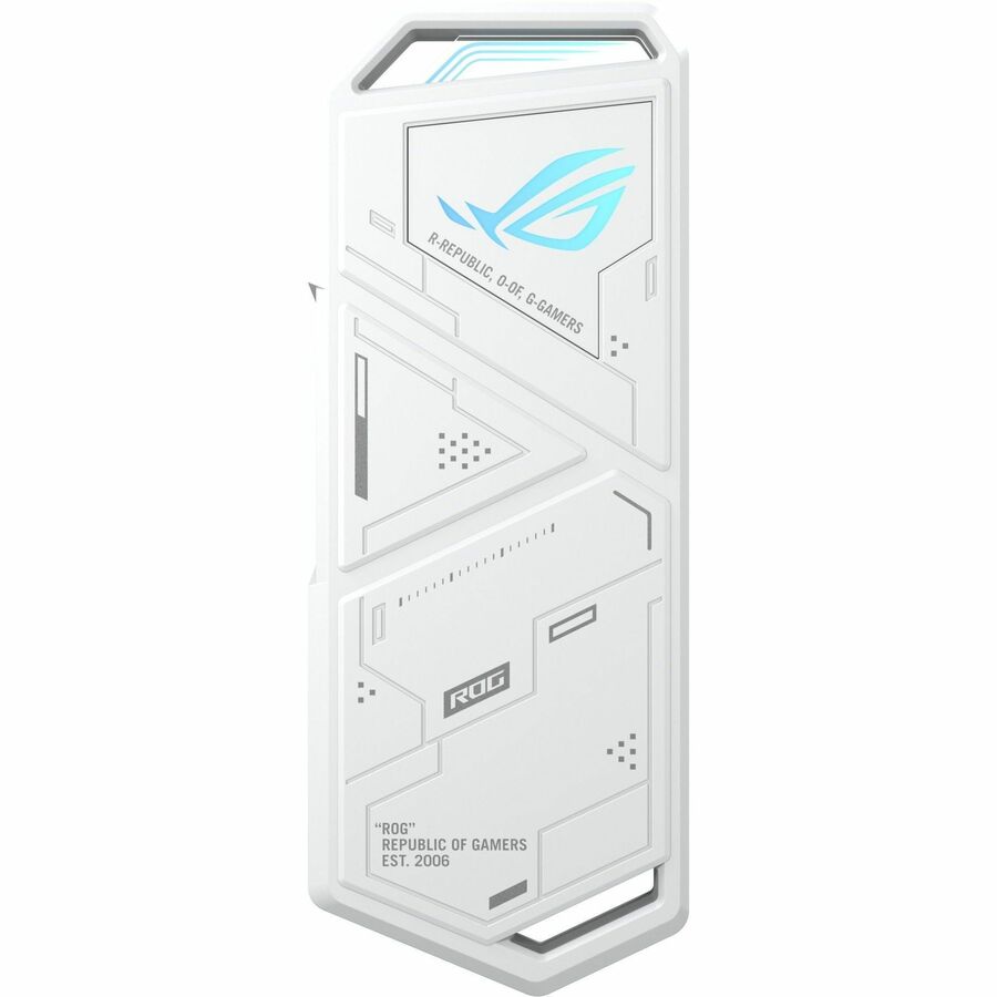 Asus ROG Strix Arion ESD-S1C/WHT/G/AS// Drive Enclosure PCI Express NVMe, M.2 - USB 3.2 (Gen 2) Type C Host Interface External - Moonlight White | SKU ESD-S1CWHT
