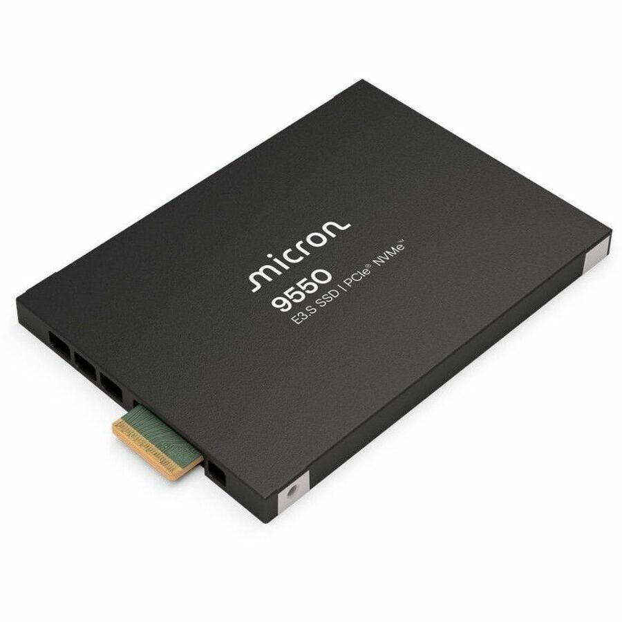 Micron 9550 MAX 25.60 TB Solid State Drive - E3.S (7.5 mm) Internal - PCI Express NVMe (PCI Express NVMe 5.0 x4) - Mixed Use | SKU R9550M25TB