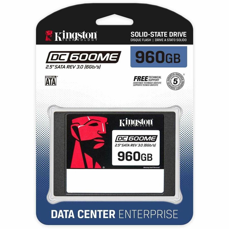 Kingston DC600ME 960 GB Solid State Drive - 2.5" Internal - SATA (SATA/600) - Mixed Use | SKU SEDC6E960G