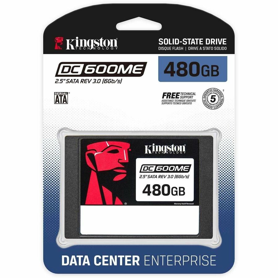 Kingston DC600ME 480 GB Solid State Drive - 2.5" Internal - SATA (SATA/600) - Mixed Use | SKU SEDC6E480G