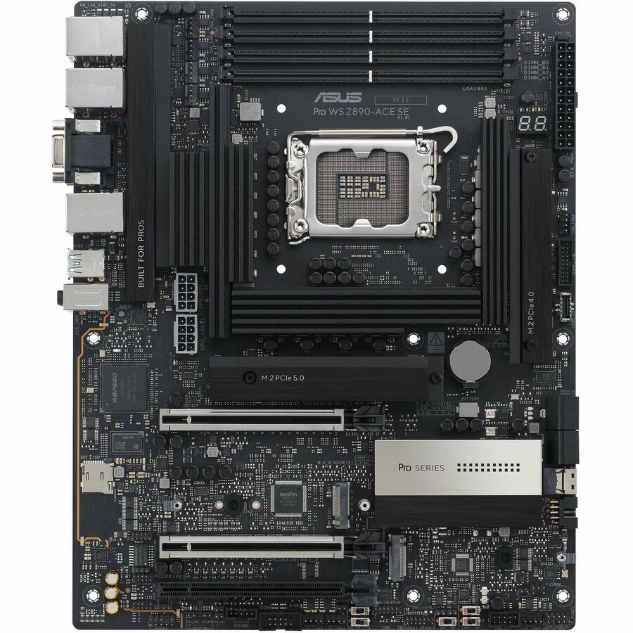Asus Pro WS Z890-ACE SE Workstation Motherboard - Intel Z890 Chipset - Socket LGA-1851 - ATX | SKU MB-WZ89ASE
