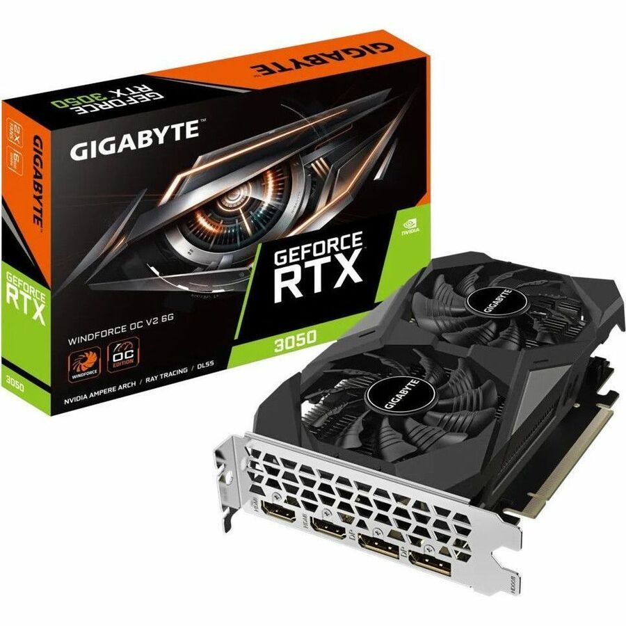 GIGABYTE NVIDIA GeForce RTX 3050 Graphic Card - 6 GB GDDR6 | SKU GV-305WFOR