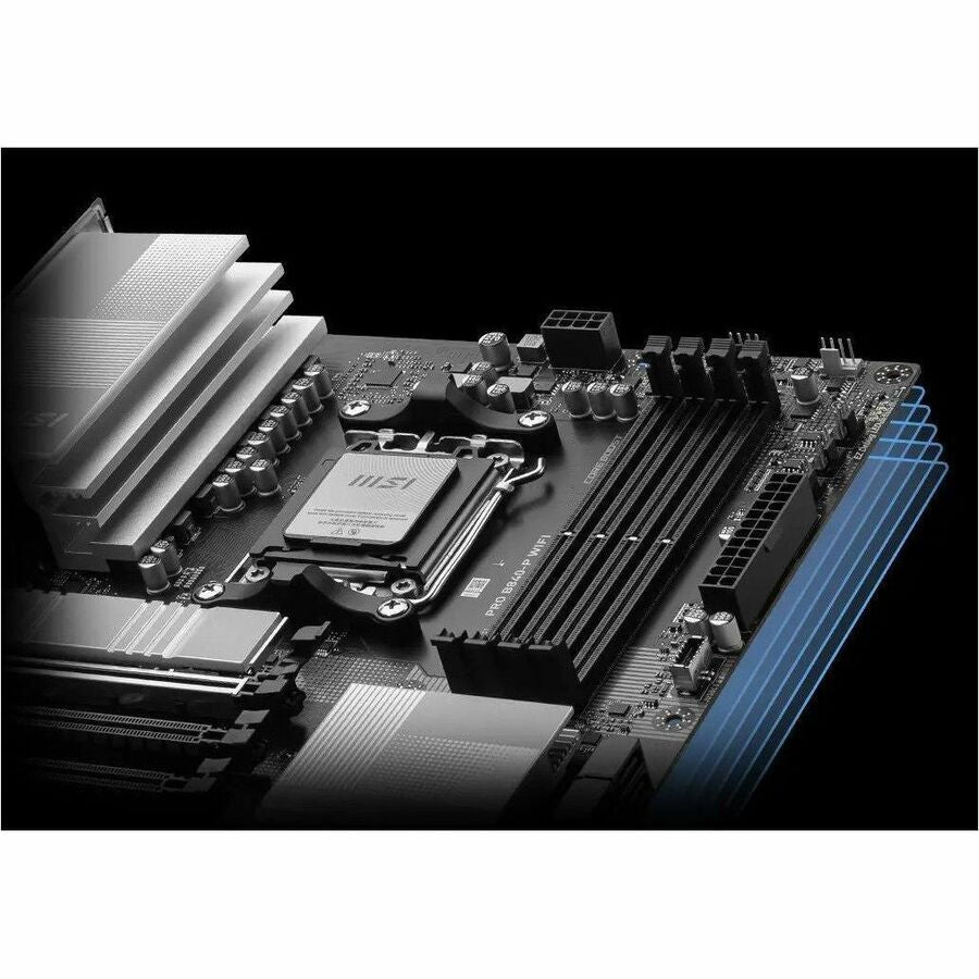 MSI Pro B840-P WIFI Gaming Desktop Motherboard - AMD B840 Chipset - Socket AM5 - ATX | SKU MB-B840PWI