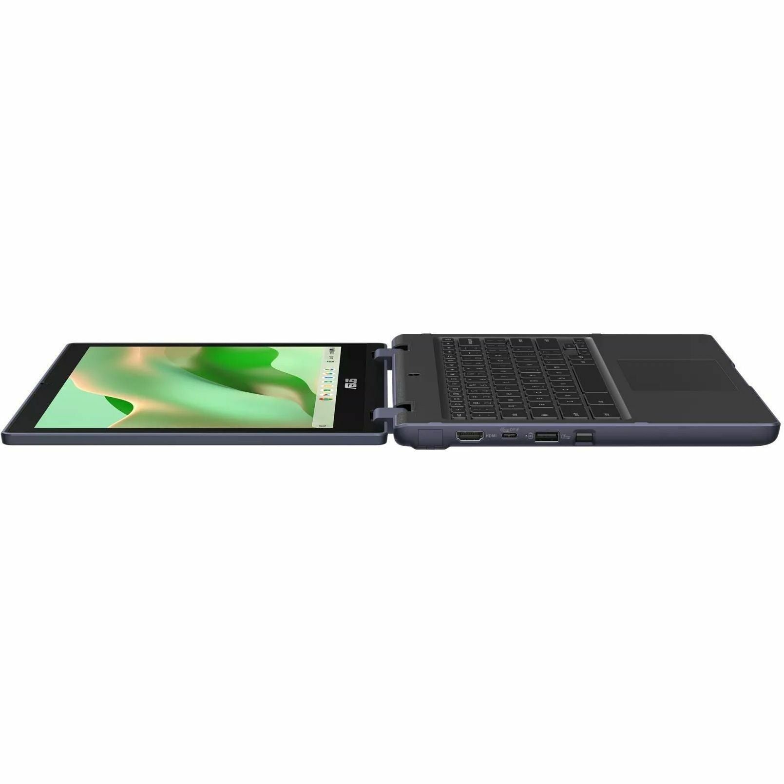 Asus Chromebook CR12 Flip CR1204F CR1204FTA-YZ84T 12.2" Touchscreen Rugged Convertible 2 in 1 Chromebook - WUXGA - Intel N-Series N150 - 8 GB - 64 GB Flash Memory - Mineral Gray | SKU AS-CR24A84