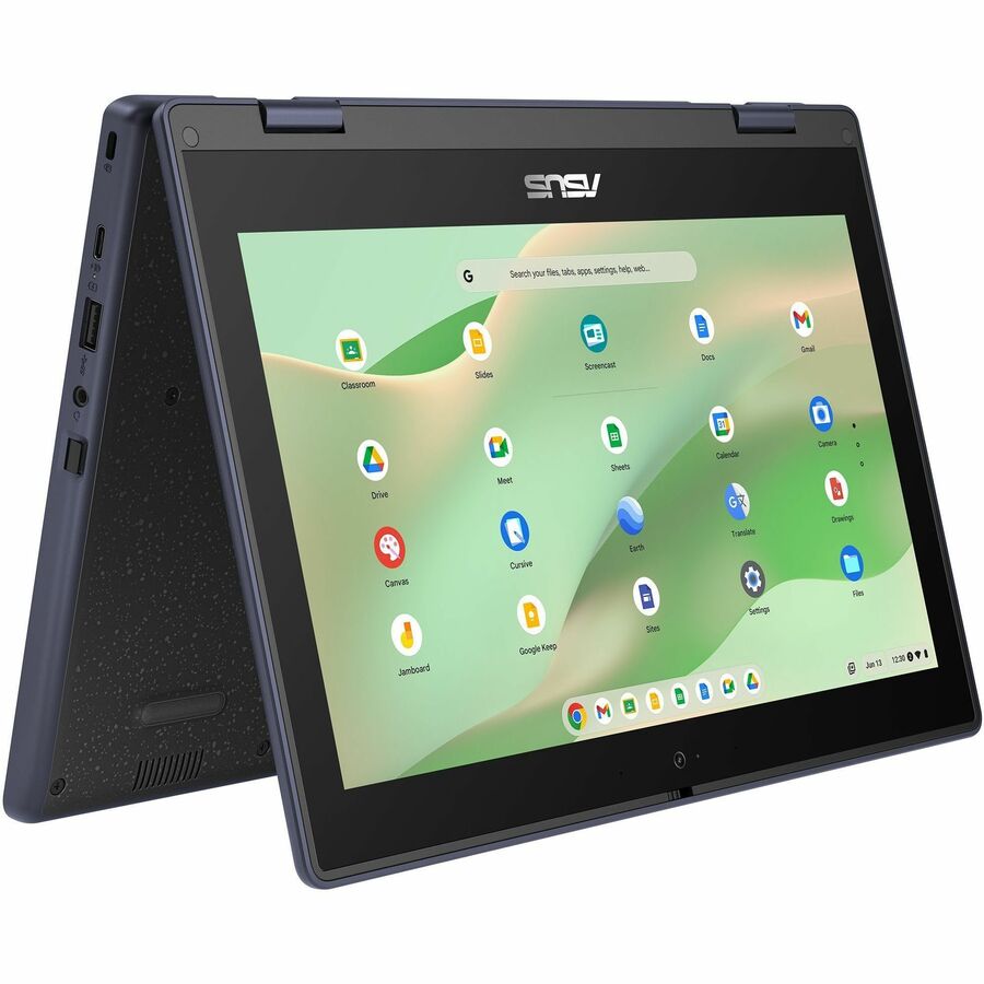 Asus Chromebook CR11 CR1104CTA-YZ42T 11.6" Touchscreen Rugged Chromebook - HD - Intel N-Series N150 - 4 GB - 32 GB Flash Memory - Mineral Gray | SKU AS-CR14T2T