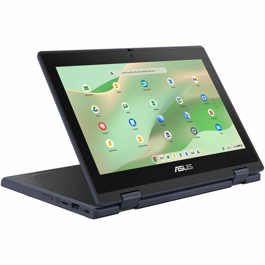 Asus Chromebook CR11 CR1104CTA-YZ42T 11.6" Touchscreen Rugged Chromebook - HD - Intel N-Series N150 - 4 GB - 32 GB Flash Memory - Mineral Gray | SKU AS-CR14T2T