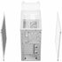be quiet! Pure Base 501 Airflow Window White | SKU CA-BGW75