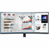 Asus VA34VCPSR 34" Class UW-QHD Curved Screen LED Monitor - 21:9 - Black | SKU AS-VA34VSR