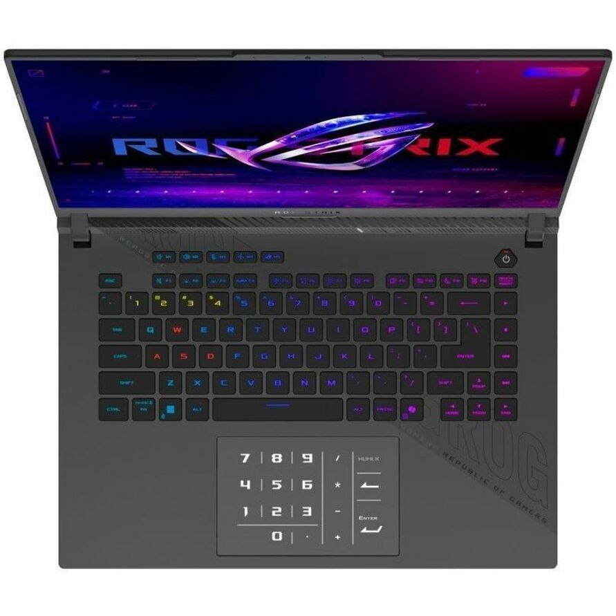 Asus ROG Strix G16 G614 G614FR-DS96 16" Gaming Notebook - 2.5K - 240 Hz - AMD Ryzen 9 9955HX3D - 32 GB - 1 TB SSD | SKU AS-G614F96