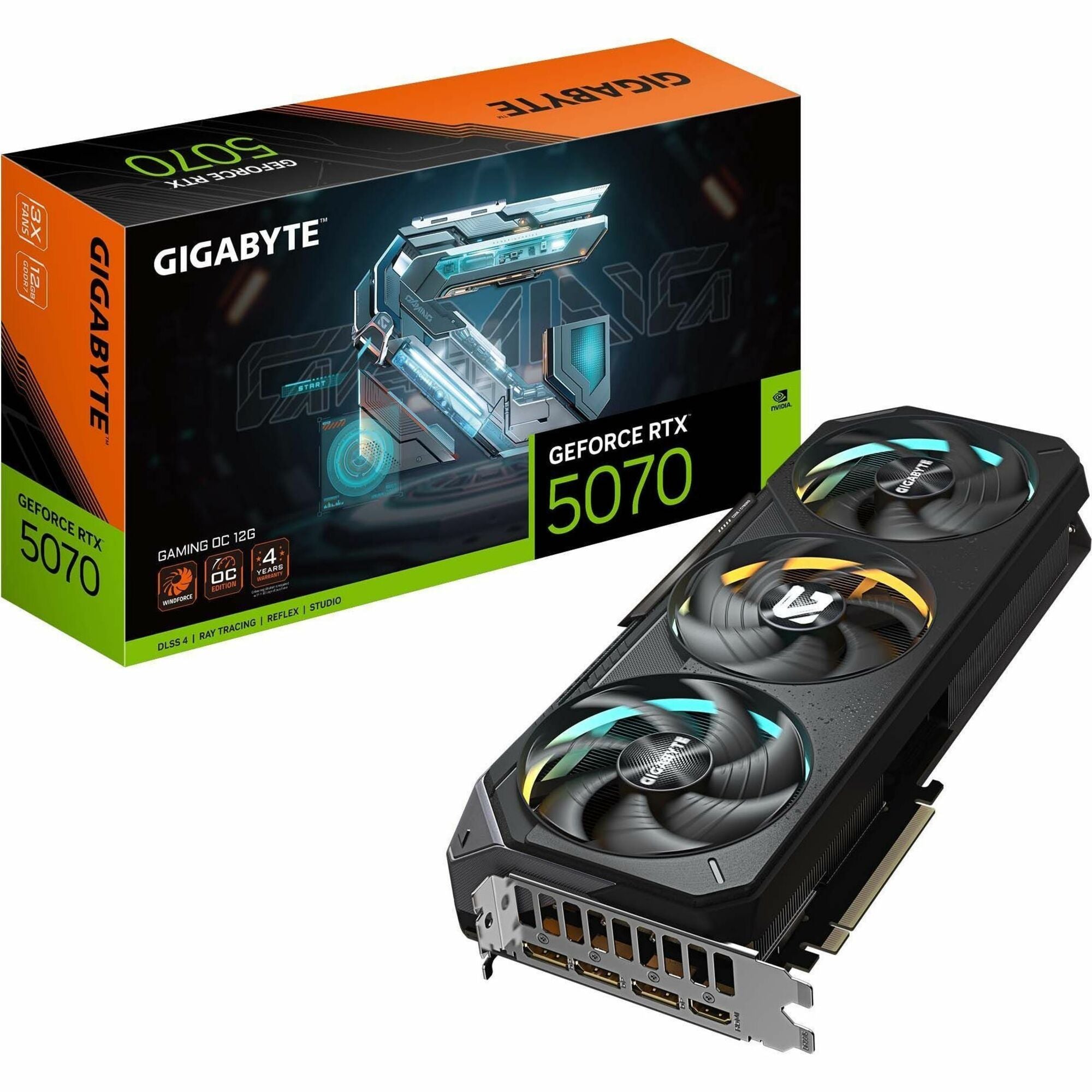 GIGABYTE NVIDIA GeForce RTX 5070 Graphic Card - 12 GB GDDR7 | SKU GV-N57GMOC