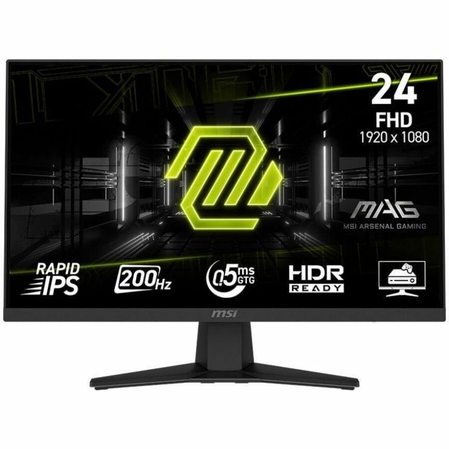 MSI MAG 244F - MAG244F - Gaming Monitor - 23.8" Rapid IPS FHD 200Hz FreeSync Premium Display - HDMI - DisplayPort | SKU MSI-MG244F