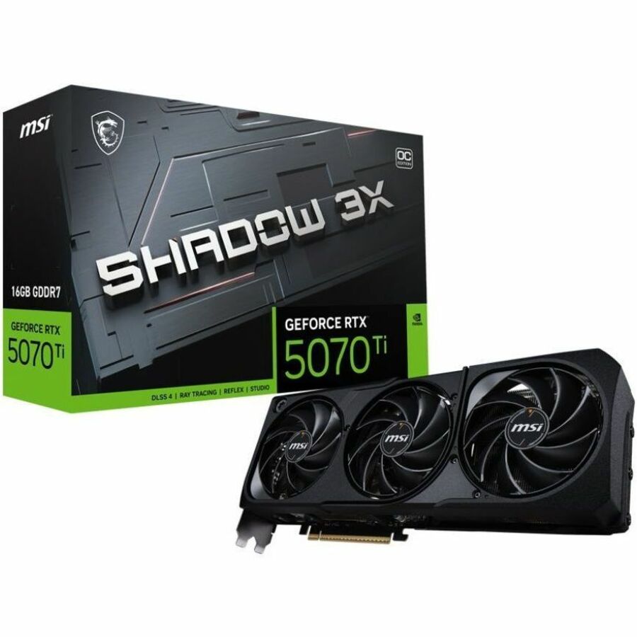 MSI RTX 5070 TI 16G SHADOW 3X OC | SKU MSI-57TS3C