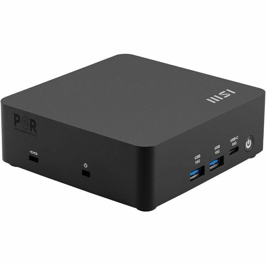MSI Cubi NUC AI 1UMG-014US Desktop Computer - Intel Core Ultra 7 155H - 32 GB - 1 TB SSD - Mini PC - Black | SKU MSI-CUI014