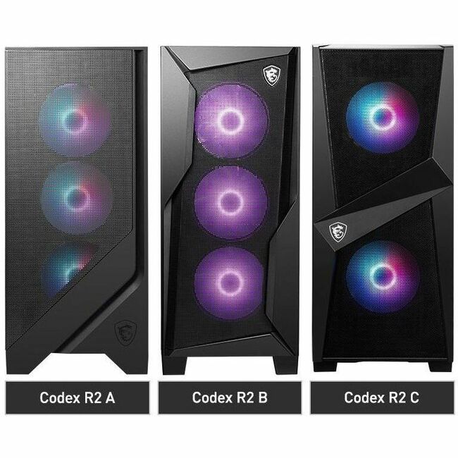 MSI Codex R2 Gaming PC Intel Core i7-14700F Nvidia RTX 5060 Ti 8G 32GB 2TB SSD W11HA | SKU MSI-CDR438