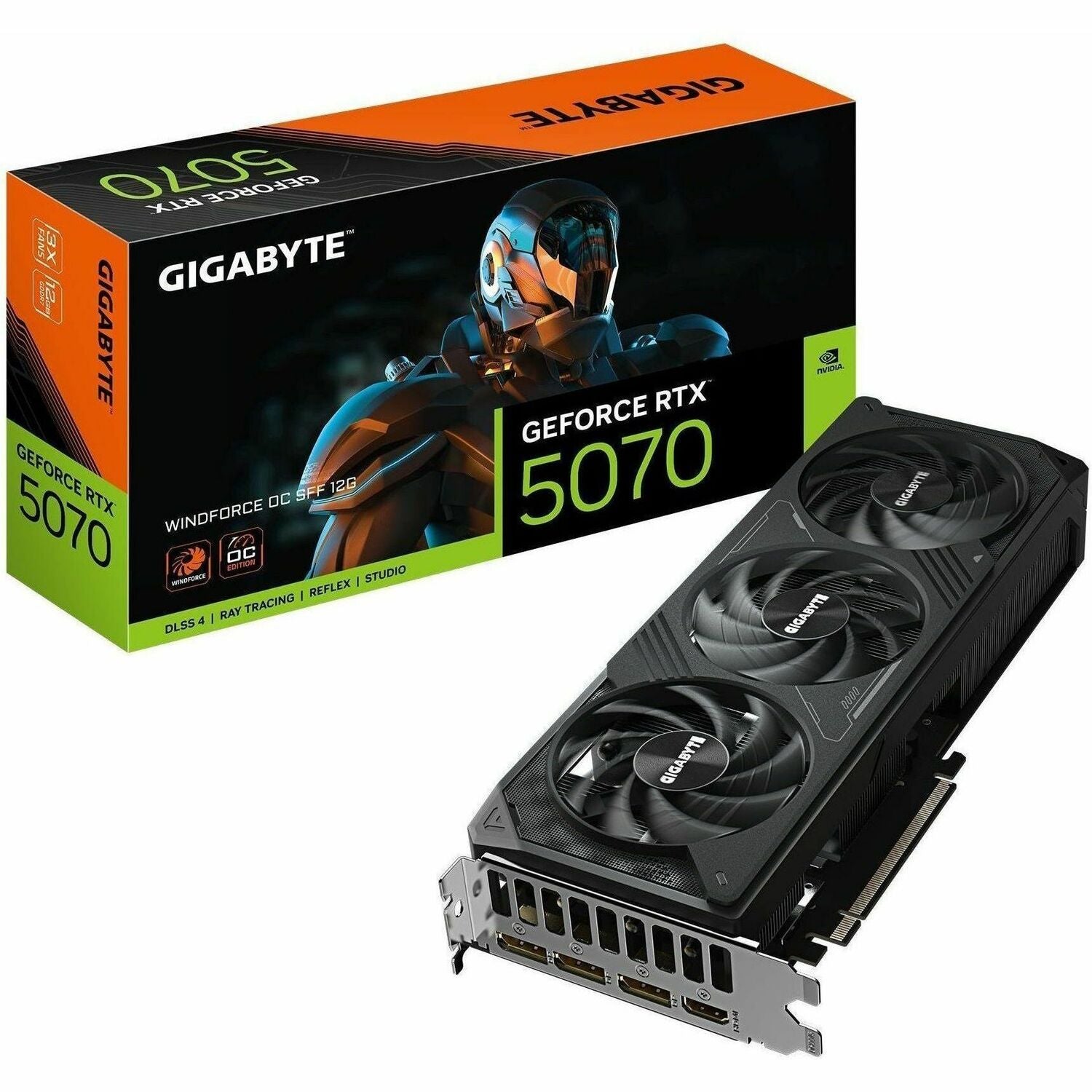 GIGABYTE NVIDIA GeForce RTX 5070 Graphic Card - 12 GB GDDR7 | SKU GV-N57WFOC