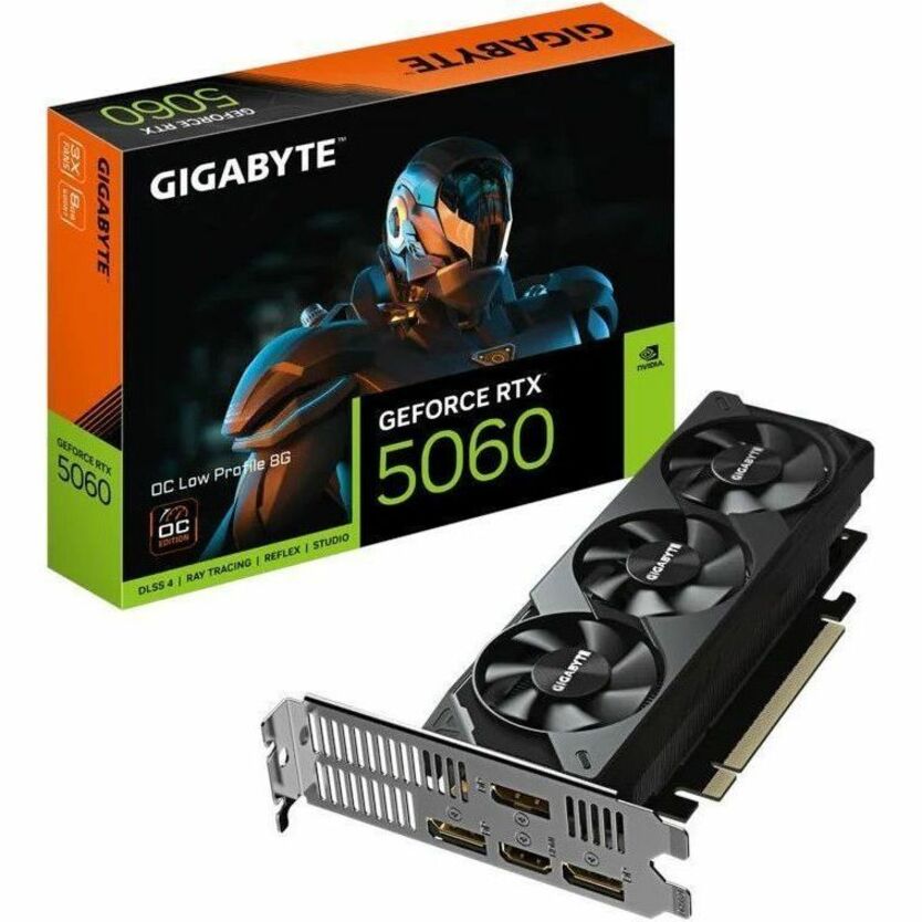 GIGABYTE NVIDIA GeForce RTX 5060 Graphic Card - 8 GB GDDR7 - Low-profile | SKU GV-5060OCL